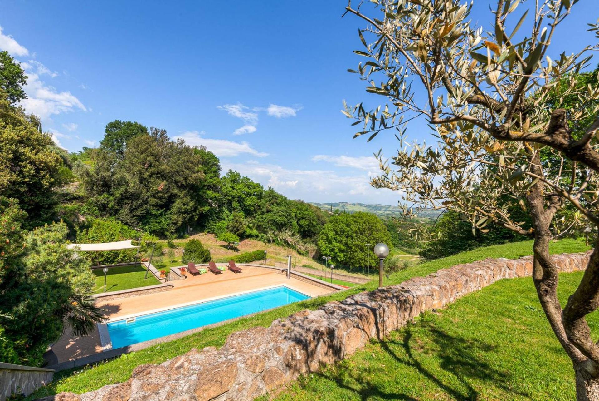 Villa Carolina - Piscina E Parco Panoramico 캄파냐노 디 로마 외부 사진