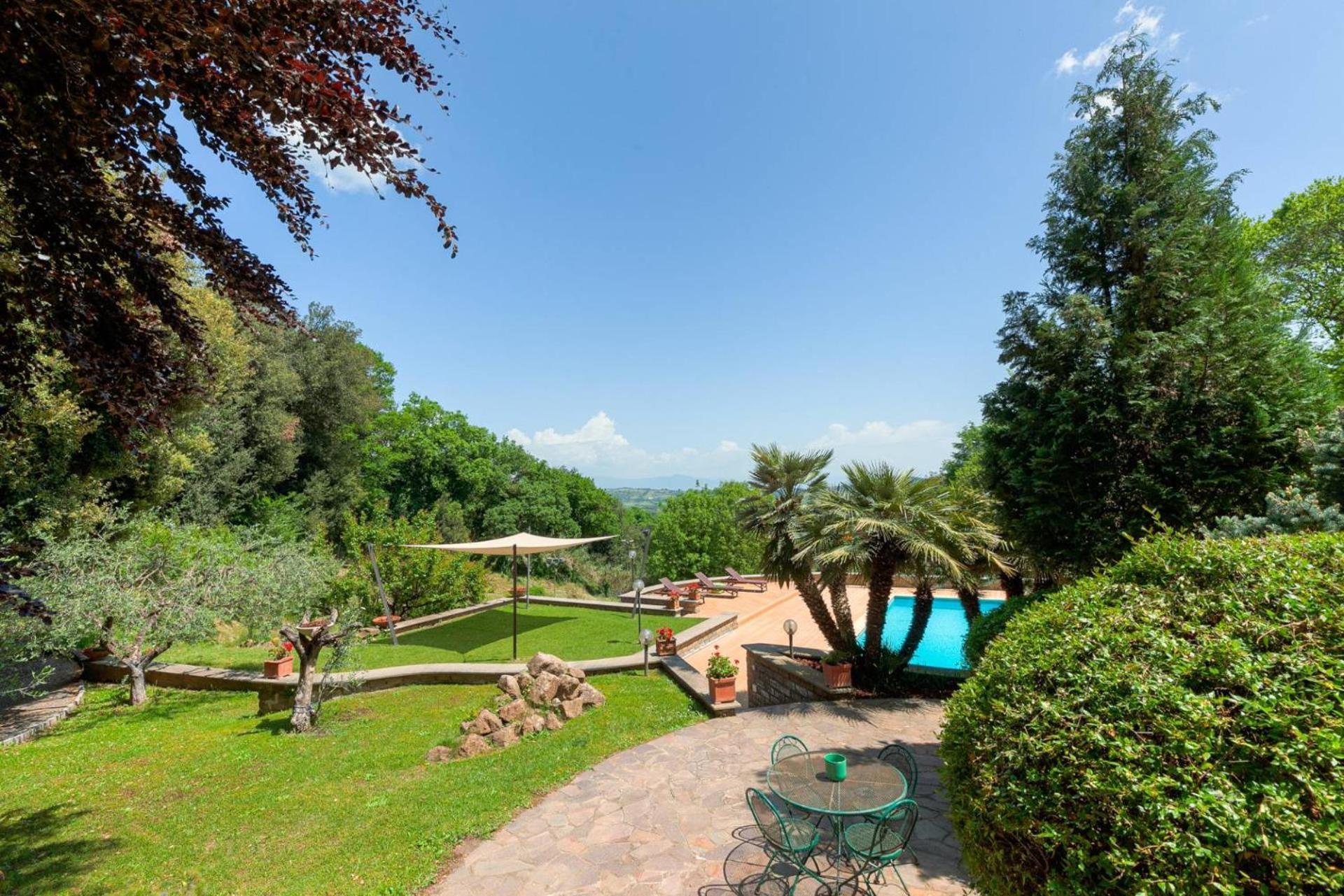 Villa Carolina - Piscina E Parco Panoramico 캄파냐노 디 로마 외부 사진