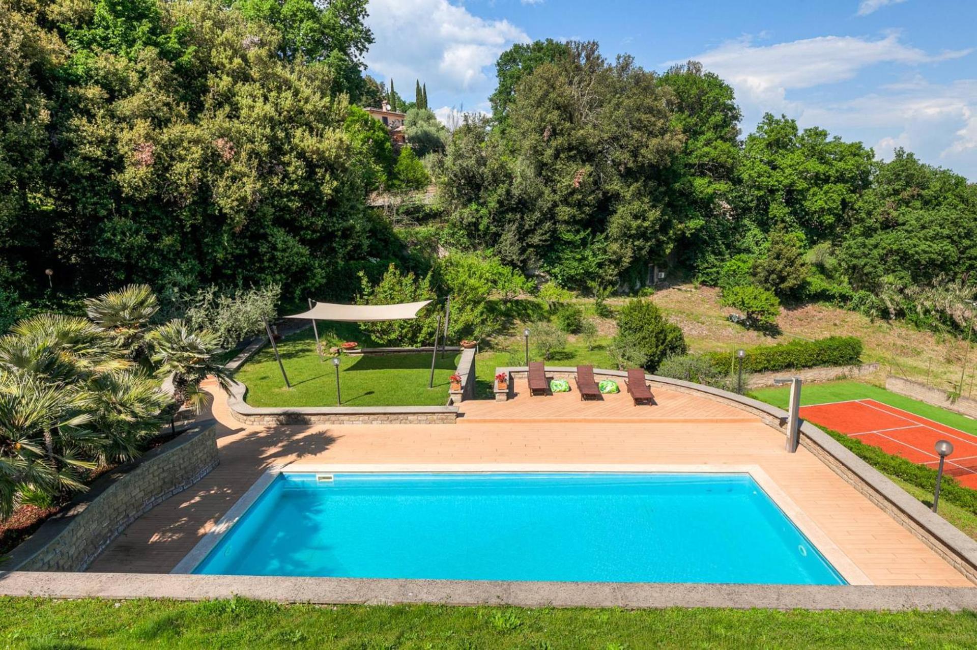 Villa Carolina - Piscina E Parco Panoramico 캄파냐노 디 로마 외부 사진